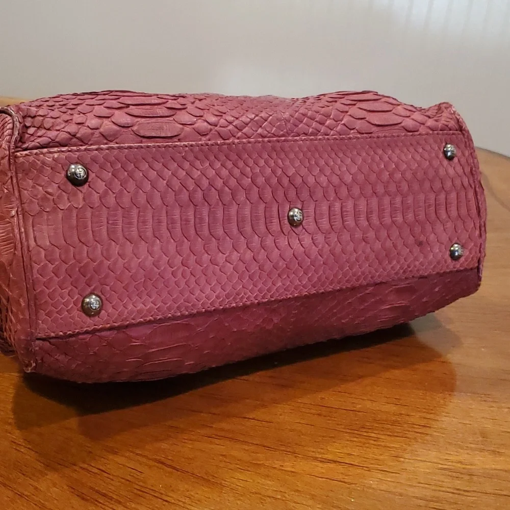 Giorgio Armani python skin bag